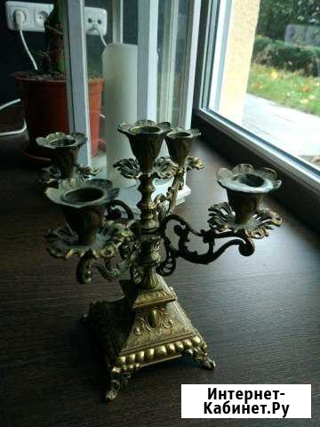 Подсвечник канделябр старинный Екатеринбург - изображение 1