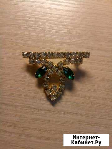 Брошь. Чехия. Богемское стекло Тюмень - изображение 1