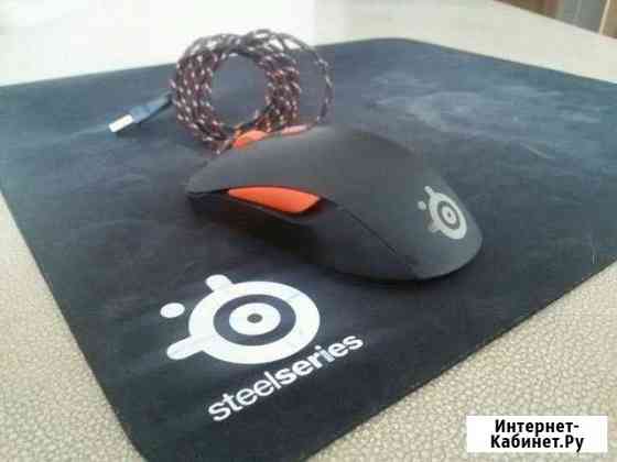 Игровая мышь SteelSeries Kana V2 + коврик Боровичи