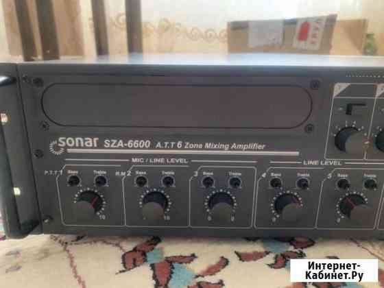 Усилитель sonar sza-6600 a.t.t. 6 zone Хасавюрт