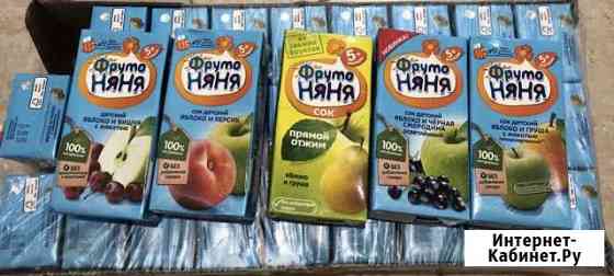 Соки детские Фруто няня,агуша Смоленск