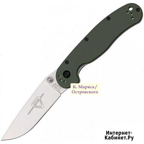 Нож складной Ontario Rat II OD Green Владикавказ - изображение 1