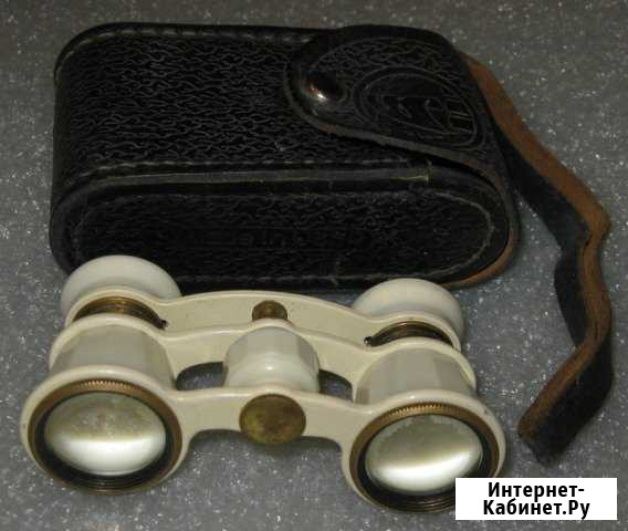 Бинокль театральный СССР 2,5х24-65 в кожаном чехле Волгоград - изображение 1