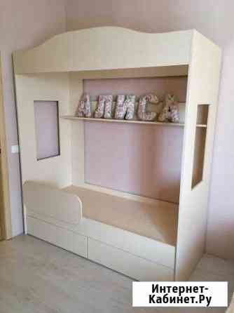 Кровать-домик (один ярус) с матрасом Брянск