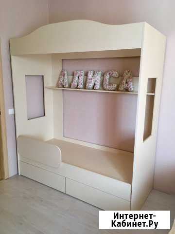 Кровать-домик (один ярус) с матрасом Брянск - изображение 1