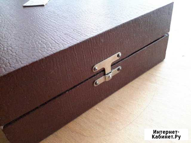 Коробка футляр СССР от столового набора Тольятти - изображение 1
