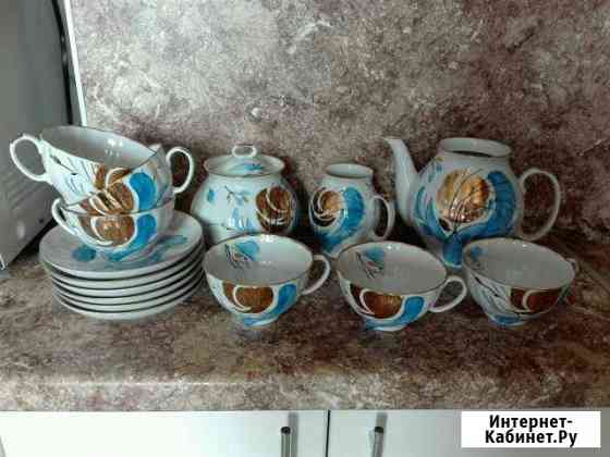 Чайный сервиз СССР, тарелки, наборы. Дулево и др Омск