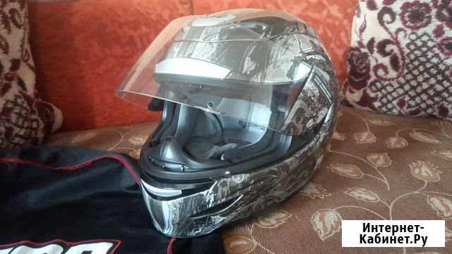 Шлем Icon Airmada 4 Horsemen размер S Орёл - изображение 1