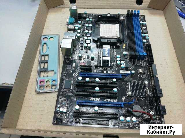 Материнская плата MSI 870-G45 крк Нижний Тагил - изображение 1