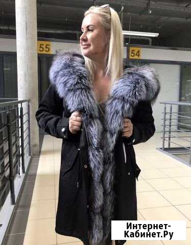 Парка с мехом чернобурки. Арт: 1777 Саранск - изображение 1