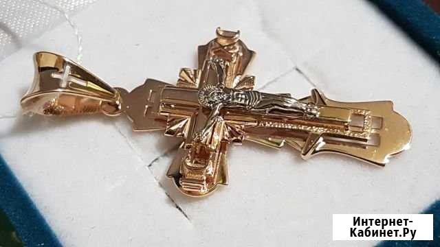 Золотой крестик новый Барнаул - изображение 1
