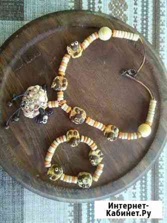 Бусы и браслет забавные овечки Симферополь