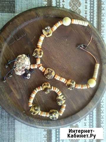 Бусы и браслет забавные овечки Симферополь - изображение 1