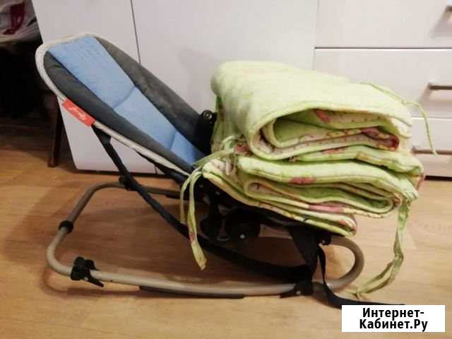 Отдам шезлонг, бортики и кенгуру в одни руки Петрозаводск - изображение 1