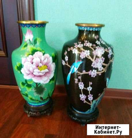 Вазы, антиквариат, клуазоне, перегородочная эмаль Сочи - изображение 1