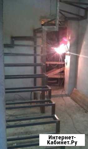 Лестница металлическая под отделку №38 Липецк - изображение 1