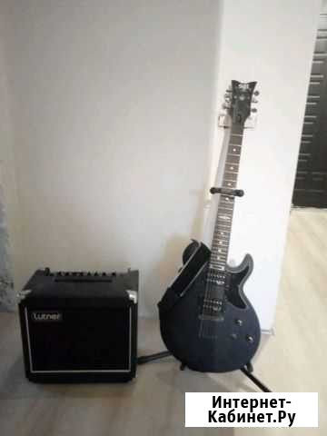 Электрогитара Schecter, усилитель, два чехла Сочи - изображение 1