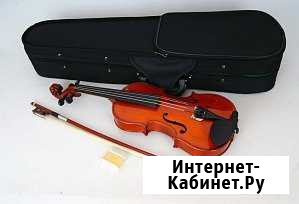 Скрипка 1/2 с футляром и смычком, новая Воронеж - изображение 1