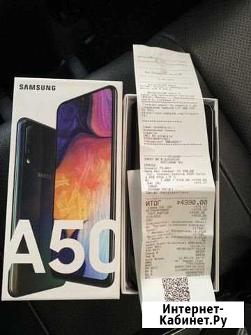 SAMSUNG A50 64/4 Ростест куплен 12.09.19 Москва - изображение 1