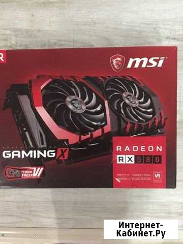 Видеокарта MSI RX580 Gaming X 8Гб Хабаровск - изображение 1