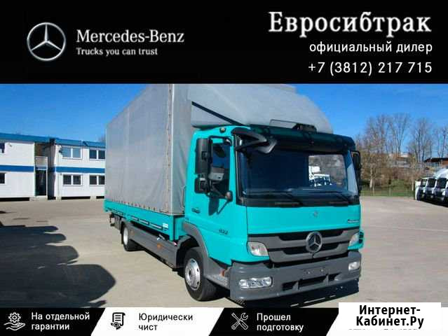 Mercedes-Benz Atego 822 L (тентованный) - 2011 год Омск - изображение 1