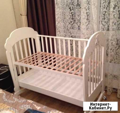 Кровать детская + матрас+ Итальянская постель Кемерово - изображение 1