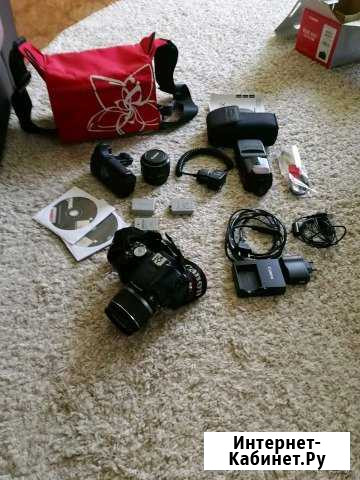 Canon 500d + canon ef 50mm f/1.8 II +Canon Speedli Пенза - изображение 1