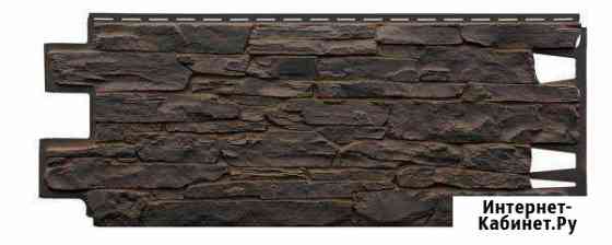 Панель solid stone тёмно-коричневая фасадная GL Йошкар-Ола
