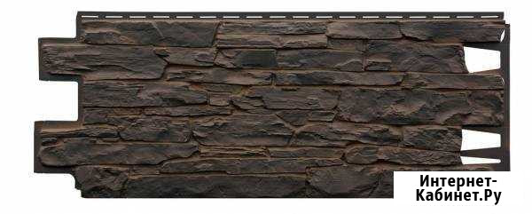 Панель solid stone тёмно-коричневая фасадная GL Йошкар-Ола - изображение 1
