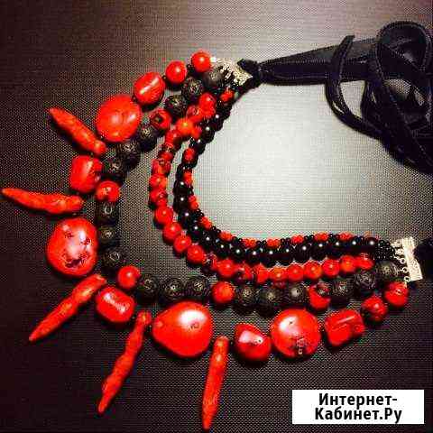 Колье авторское из натуральных камней Калининград