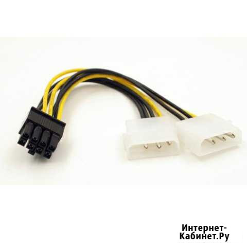 Переходник molex - 8pin для доп питания видеокарты Петрозаводск - изображение 1