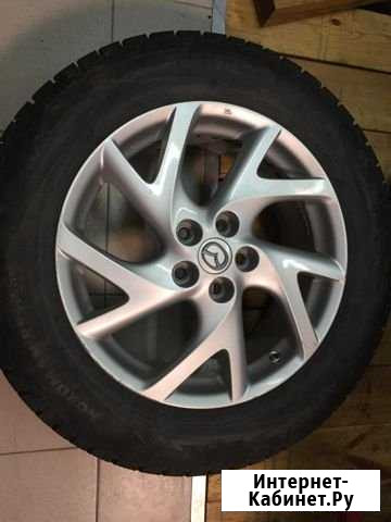 Резина с дисками Mazda CX-5,CX-7 с дачиками давлен Новосибирск - изображение 1