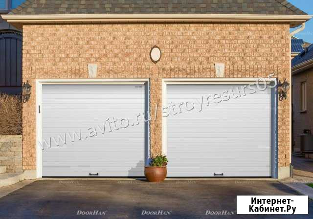 Ворота секционные из сэндвич панелей Грозный - изображение 1