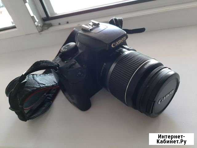 Фотоаппарат canon 1000d зеркальный Астрахань - изображение 1