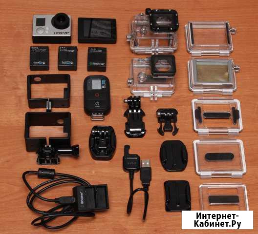 GoPro Hero 3+ Black Edition (+экран и куча всего) Ульяновск - изображение 1