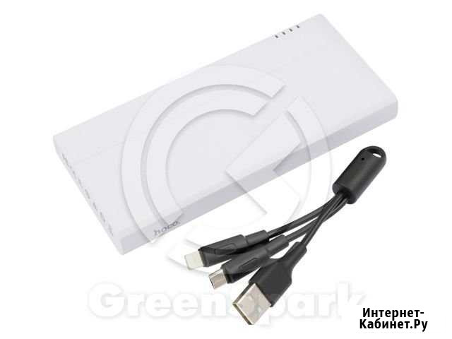 Портативное зу hoco J33-10000mAh белый Барнаул - изображение 1