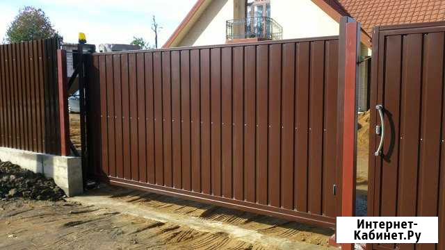 Ворота откатные длина 3 метра Красноярск - изображение 1