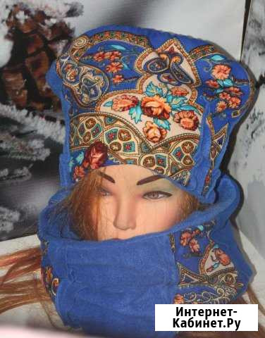 Комплект шапка+шарф Минусинск - изображение 1