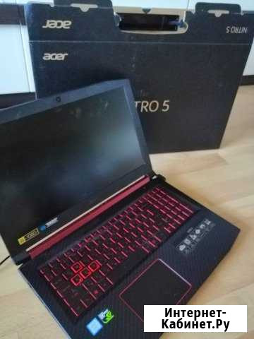 Игровой ноутбук Acer nitro i7 8750h 32gb ddr4 256 Иваново - изображение 1