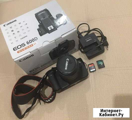Фотоаппарат Canon 600D kit EF-S 18-55 Набережные Челны - изображение 1