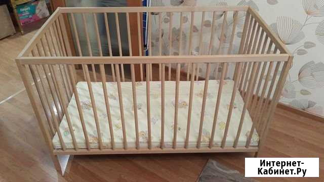 Детская кроватка Сниглар Икея плюс матрас Кудрово - изображение 1