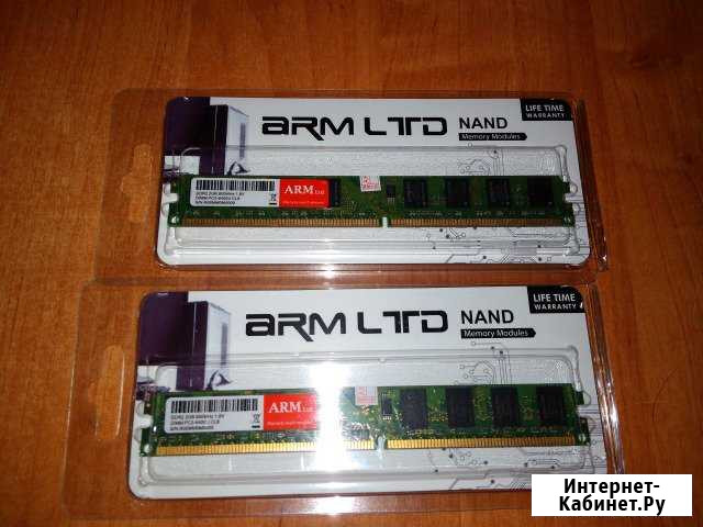 Озу DDR2 800MHz 4Gb (2Gb*2) новая с гарантией Псков - изображение 1