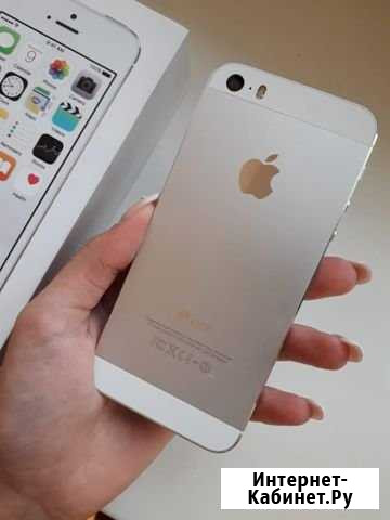 iPhone 5S 16GB белый Ульяновск - изображение 1