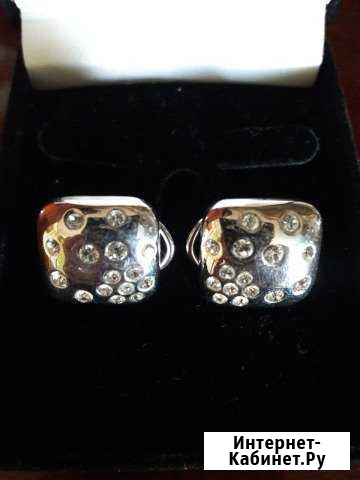 Родированные серьги Ульяновск - изображение 1