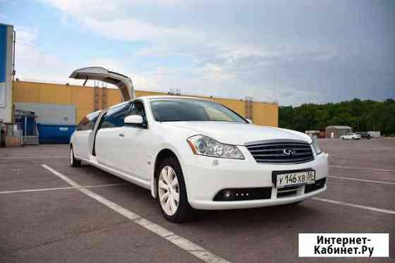 Лимузин infiniti m35x Exclusive для свадеб Воронеж