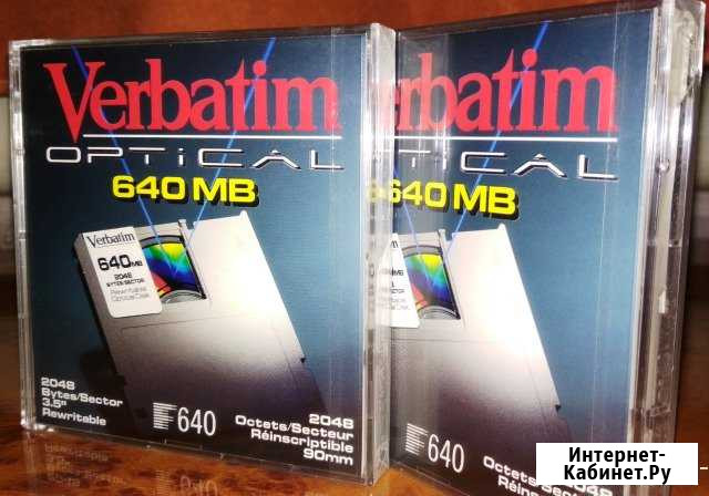 Магнито-оптический диск Verbatim Optical 640mb Россошь - изображение 1