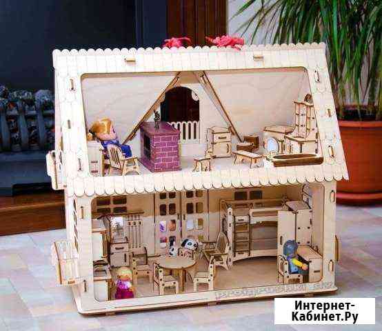 Домик деревянный для кукол Country House Чебоксары