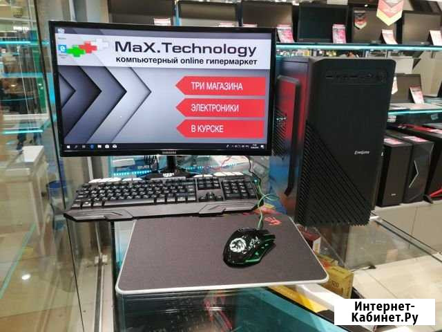 Новый пк AMD 2 ядра4GB DDR3+SSD 120GB Курск - изображение 1