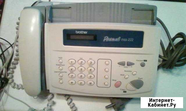 Телефон-факс Brother Personal Fax-222 Тольятти - изображение 1