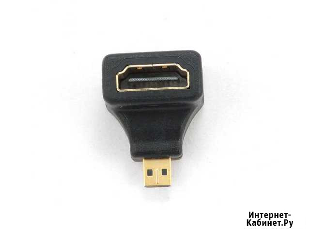 Переходник hdmi-microhdmi Cablexpert угловой Тверь - изображение 1